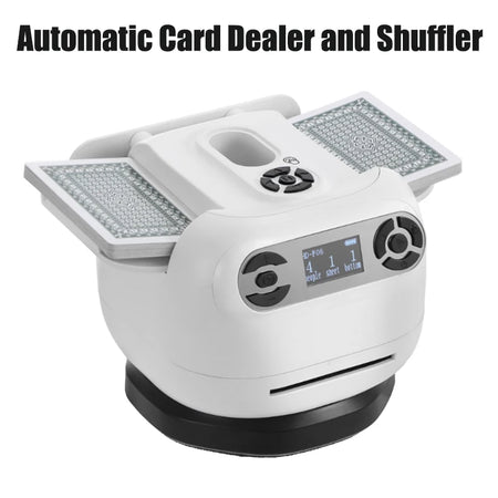 360 Degree Automatic Card Shuffler 2 In 1 &ndash; Smart Shuffling