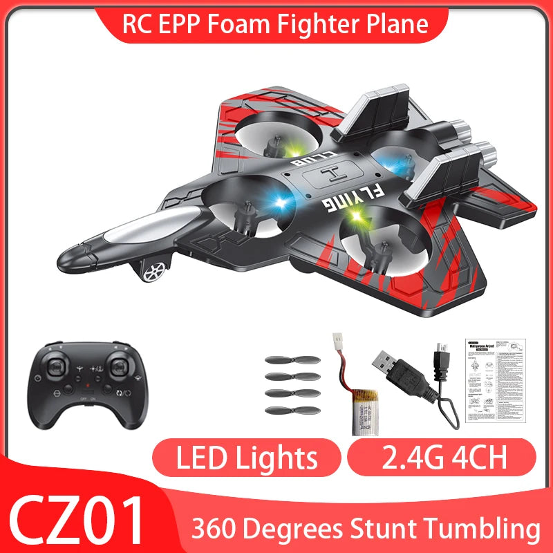 CZ01 Glider Flying Helicopter RC Jet 2.4G Foam &ndash; LED Lights