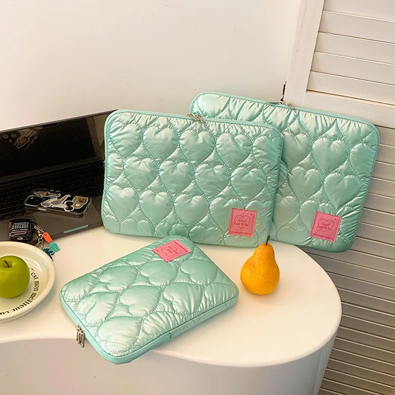 Macaron Color Laptop Sleeve green / ipad9.7-11 inch
