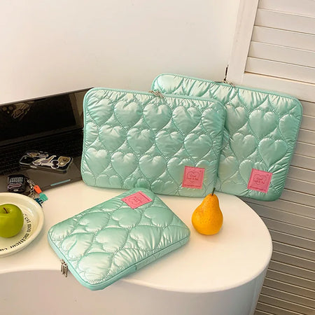 Macaron Color Laptop Sleeve green / ipad9.7-11 inch