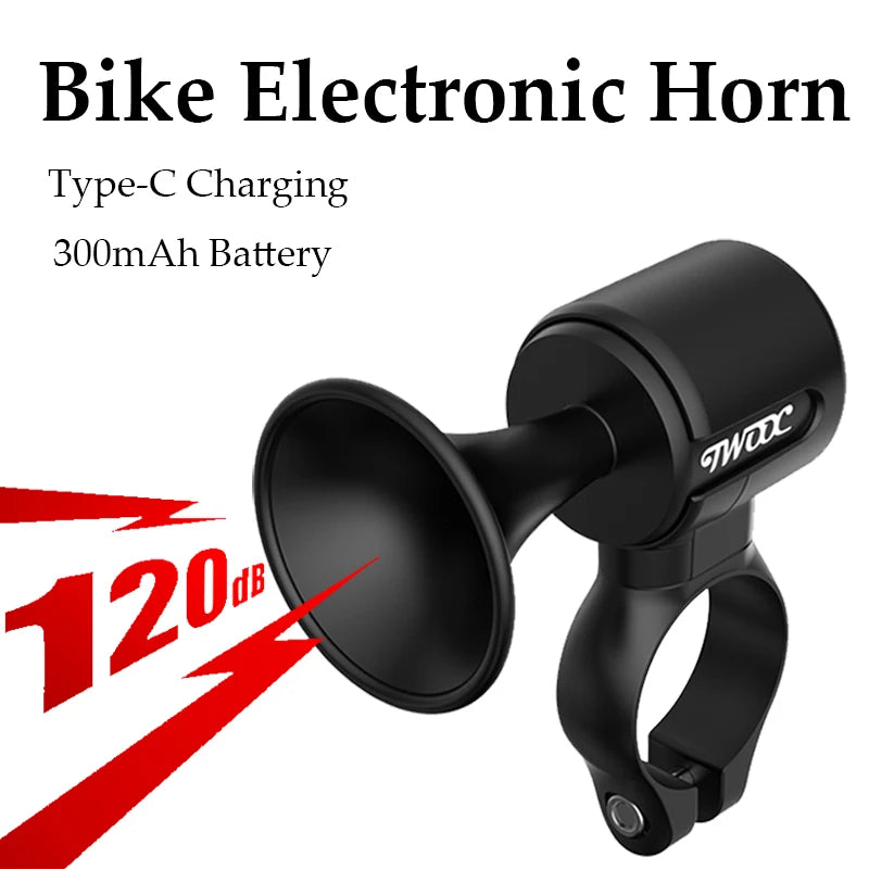 Choice EH-2PLUS Electric Horn for Bikes, 120dB ABS Plastic