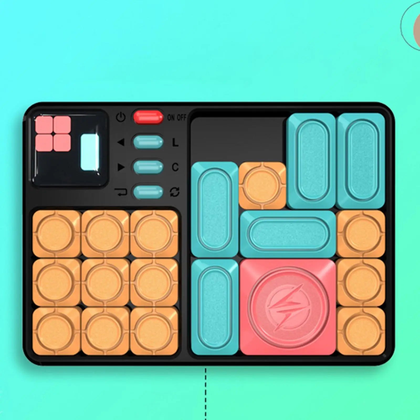 Huarong Road Puzzle Toy &ndash; Smart Sensor Learning Puzzle