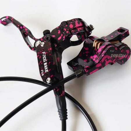 Frog-4 Pistons MTB Bike Hydraulic Brake - Oil Pressure