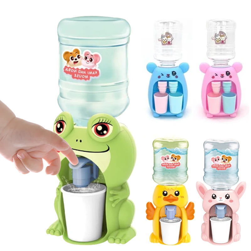 Mini Dual Water Dispenser Toy for Kids - Fun Pink &amp; Blue Kitchen Play
