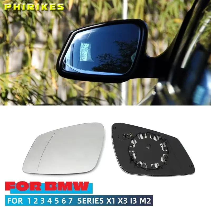 Стъкло на странично отопляемо огледало за обратно виждане на BMW, съвместимо с модели от 2013 до 2017 година