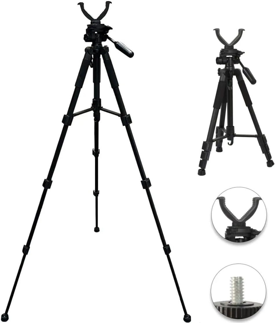 Alumiininen Telekoottava Metsästysteline V-yoke-tukijalla