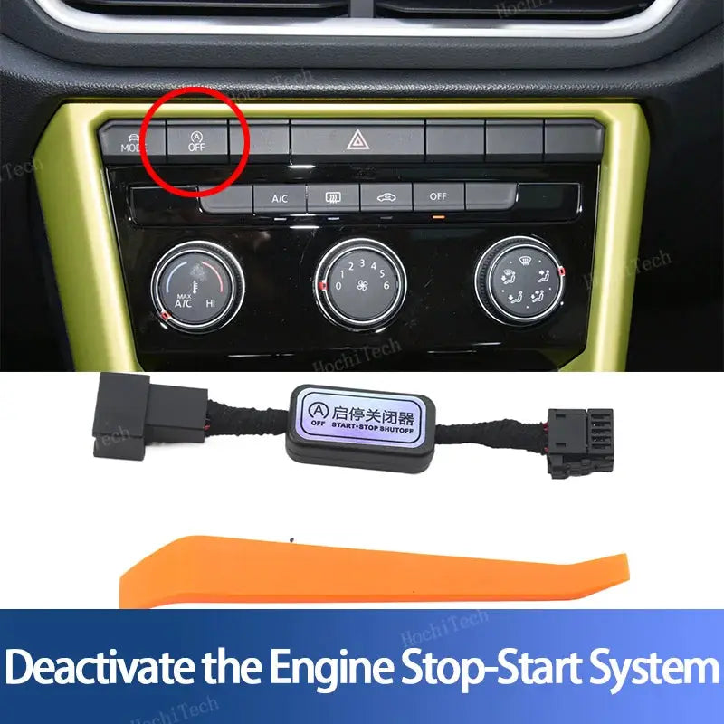 Automatic Start Stop Engine System Off Eliminator Control Sensor Plug Stop Canceller Wire For VW T-Roc A11 D11 AC7 AC8 2017-2024 by InterCyprus Trading Ltd