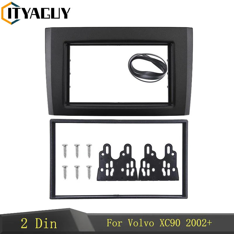 Volvo XC90 Double Din Car Radio Fascia With ABS Bezel Kit