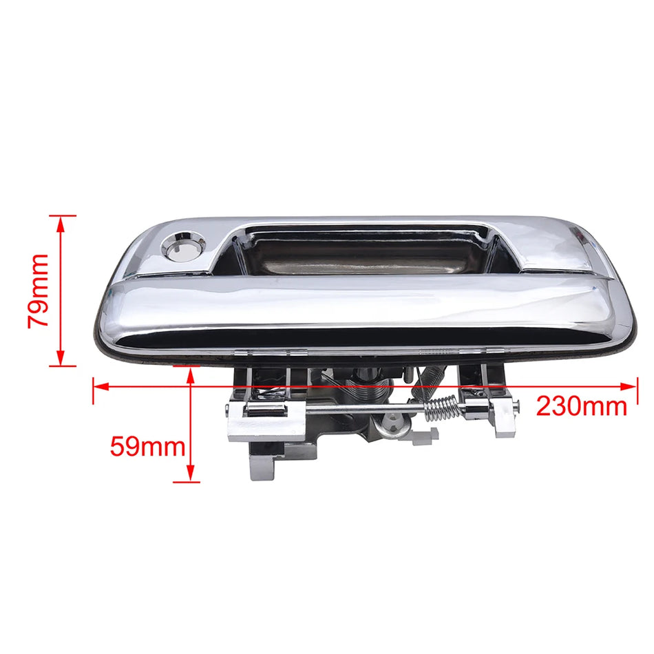 Tailgate Handle Chrome for Isuzu D-Max 2002-2012 Direct Fit Back Door Replacement