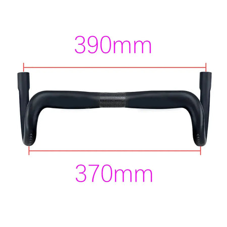 BALUGOE Carbon Fber Road Bike Handlebar Ultralight Semi Internal Cable Racing Competitive Bending Handle Riding Accessories by InterCyprus Trading Ltd