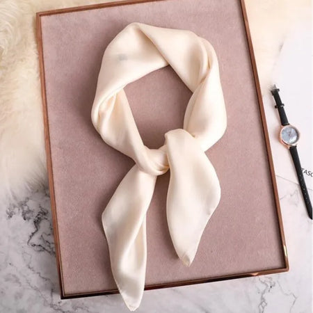 Women Solid Scarf &ndash; Elegant Simulated Silk Design