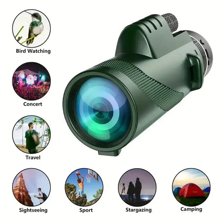 8X42 HD Monocular Telescope - High Precision For Hunting