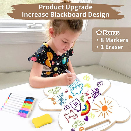 Montessori Bear Busy Board &ndash; Travel Ready Life Skill Toy