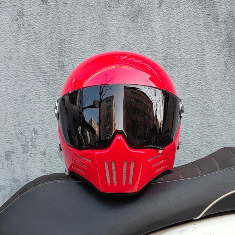 ORZ Full Face Modular Helmet Vintage Chopper &ndash; DOT Approved 14 / XL