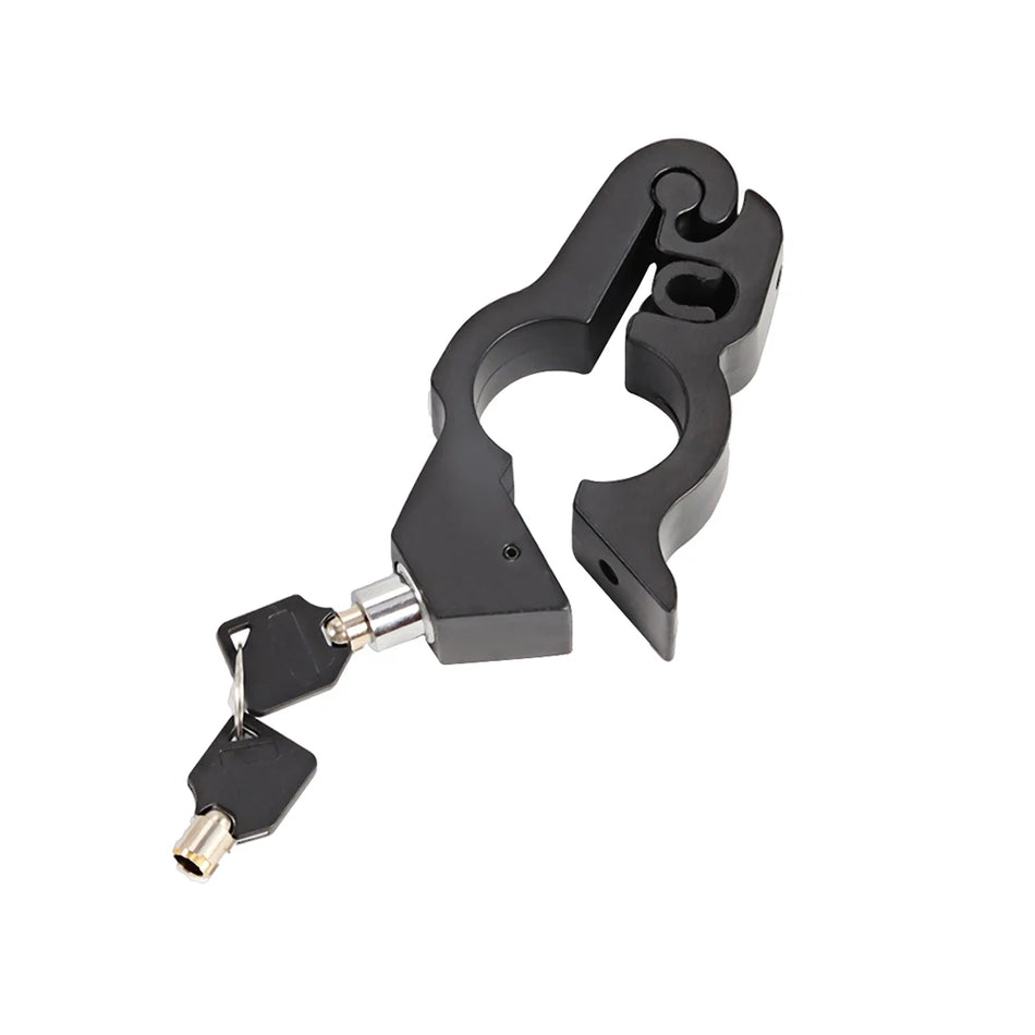 Λαβές τιμονιού μοτοσικλέτας με κλείδωμα, αντικλοπής CNC αλουμινίου