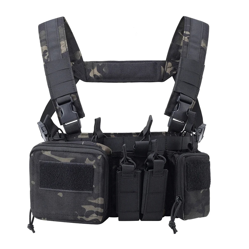 SINAIRSOFT CS Match Chest Rig &ndash; Ultra Lightweight Gear Oxford MCBK