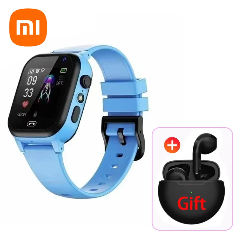 Xiaomi Kids 5G Smart Watch &ndash; SOS GPS Video Call Camera Blue add Black
