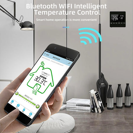 Smart WiFi Home Floor Heating Controller &ndash; LED Touch Screen Convenience