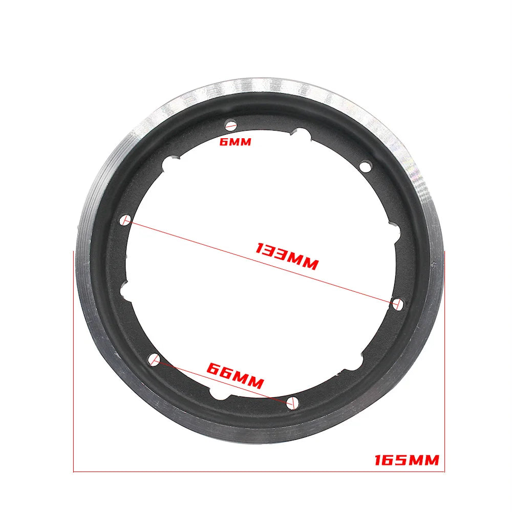 Separable Motor Wheel Hub Ring for Speedual &amp; Zero 10X Electric Scooters WHITE