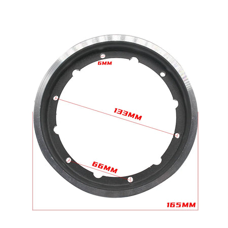 Separable Motor Wheel Hub Ring for Speedual &amp; Zero 10X Electric Scooters WHITE