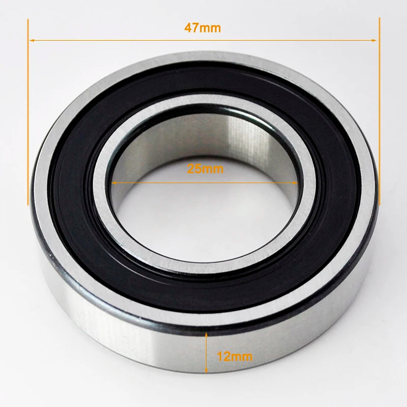 6005 2RS ZZ Bearing 25x47x12 Mm &ndash; Durable Chrome Steel
