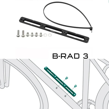 Portaledge XE Bike Bottle Cage Mount Strap &ndash; Convenient Tool and Tube Storage 3 SLOT