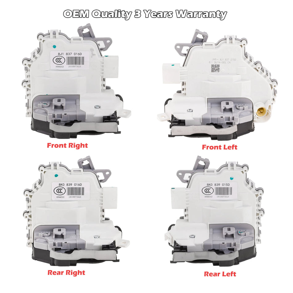 Oven lukitusaktuaattori AUDI A4 B8, A5, A6 C7, A7, A8 D4, Q3/Q5/Q7