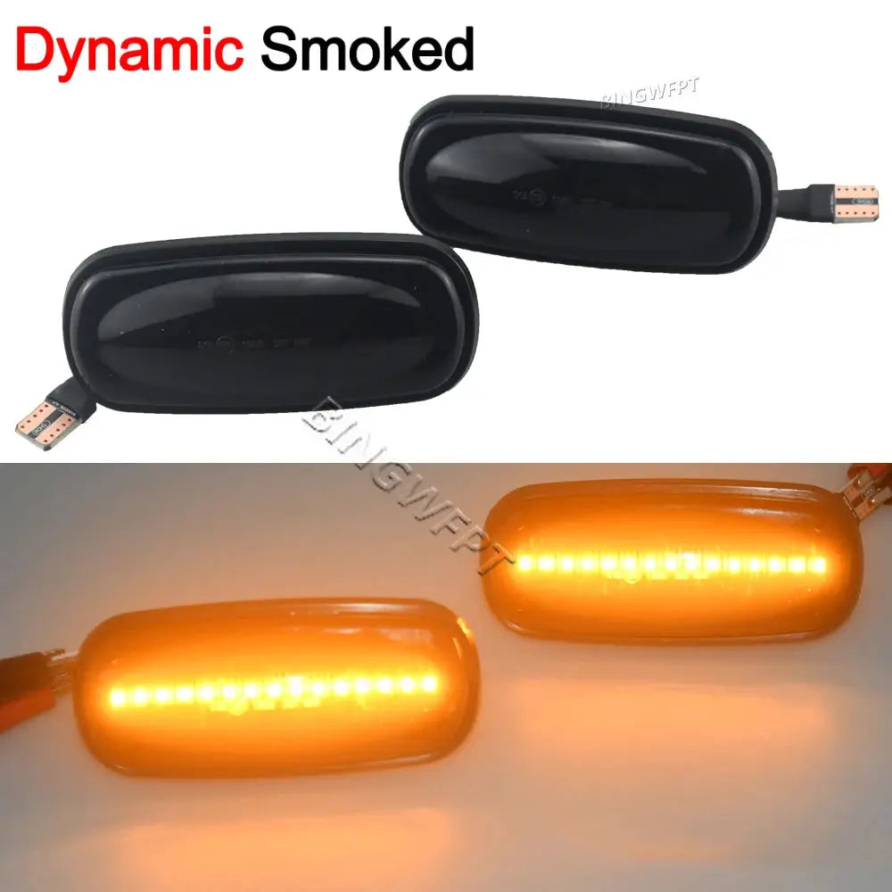 2PCS Dynamic Flowing LED Side Marker Light For Land Rover Discovery 2 1999-2004 Defender Freelander 1 2002-2005 by InterCyprus Trading Ltd