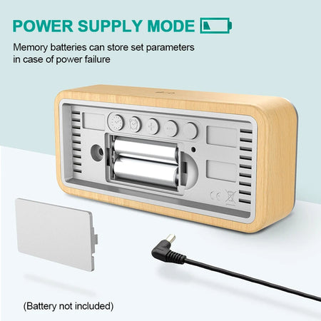 Wireless Weather Station Clock &ndash; Digital Thermometer