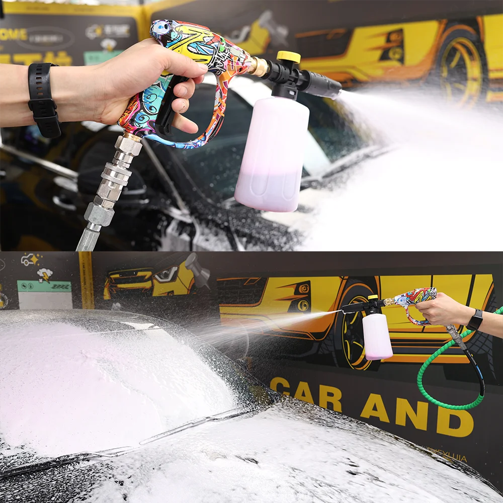 750ml Snow Foam Lance for High Pressure Washers - Fits Karcher, Nilfisk, Parkside, and More