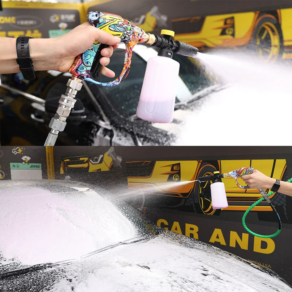 750ml Snow Foam Lance for High Pressure Washers - Fits Karcher, Nilfisk, Parkside, and More