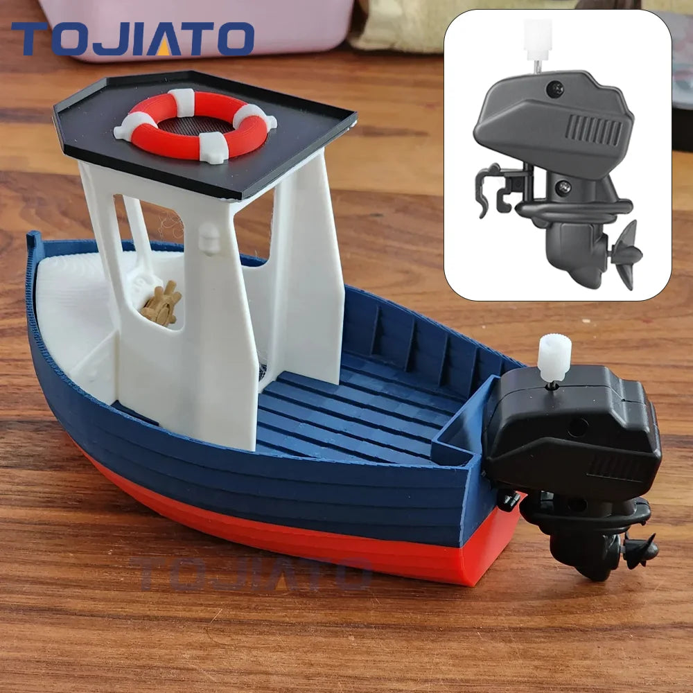 Tojiato Original Bamboo Lab Makerworld MH010 Clockwork Boat Model Kit