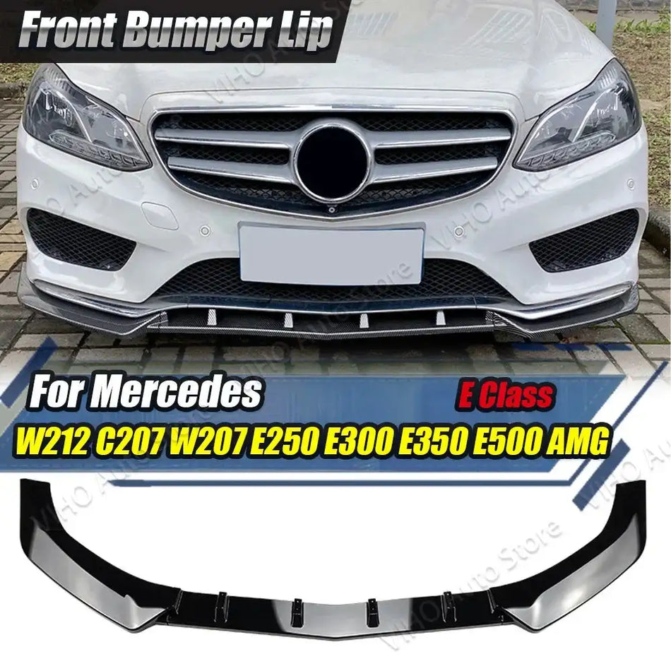 Spoiler anteriore per paraurti Mercedes W212 W207 Classe E