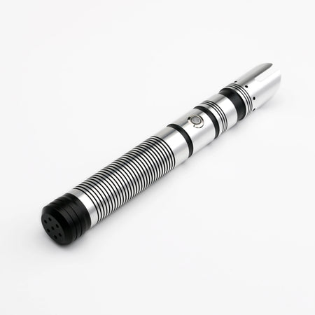 SaberFeast Metal Lightsaber Empty Hilt for DIY Jedi Cosplay E30 Black