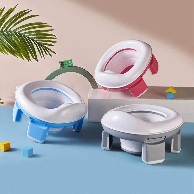 3-In-1 Portable Baby Potty Seat, Foldable Training Seat for Travel