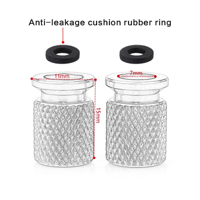 Yamaha TMAX CNC Aluminium Tire Valve Caps (2008-2023)