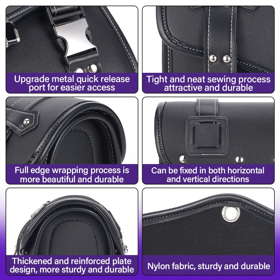 Harley Saddlebag with Password Lock, Waterproof Leather