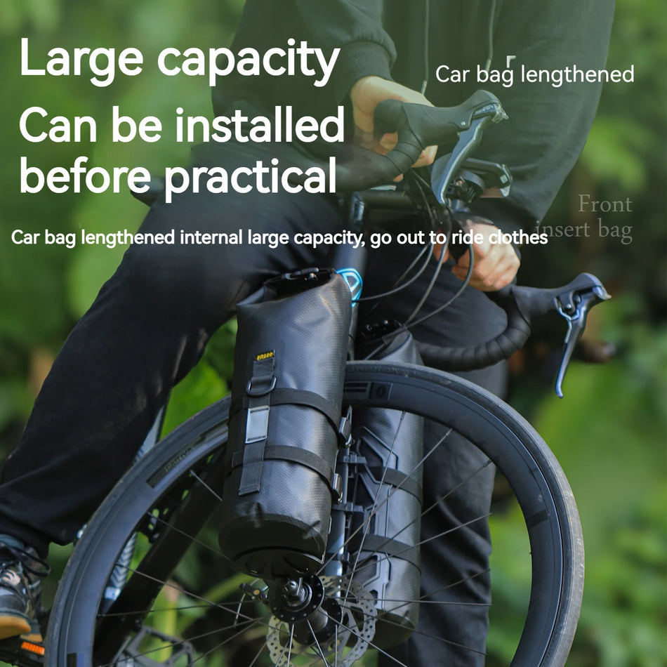 Waterdichte Voorvork Fietstas 5L met TPU Materiaal voor MTB Racefietsen