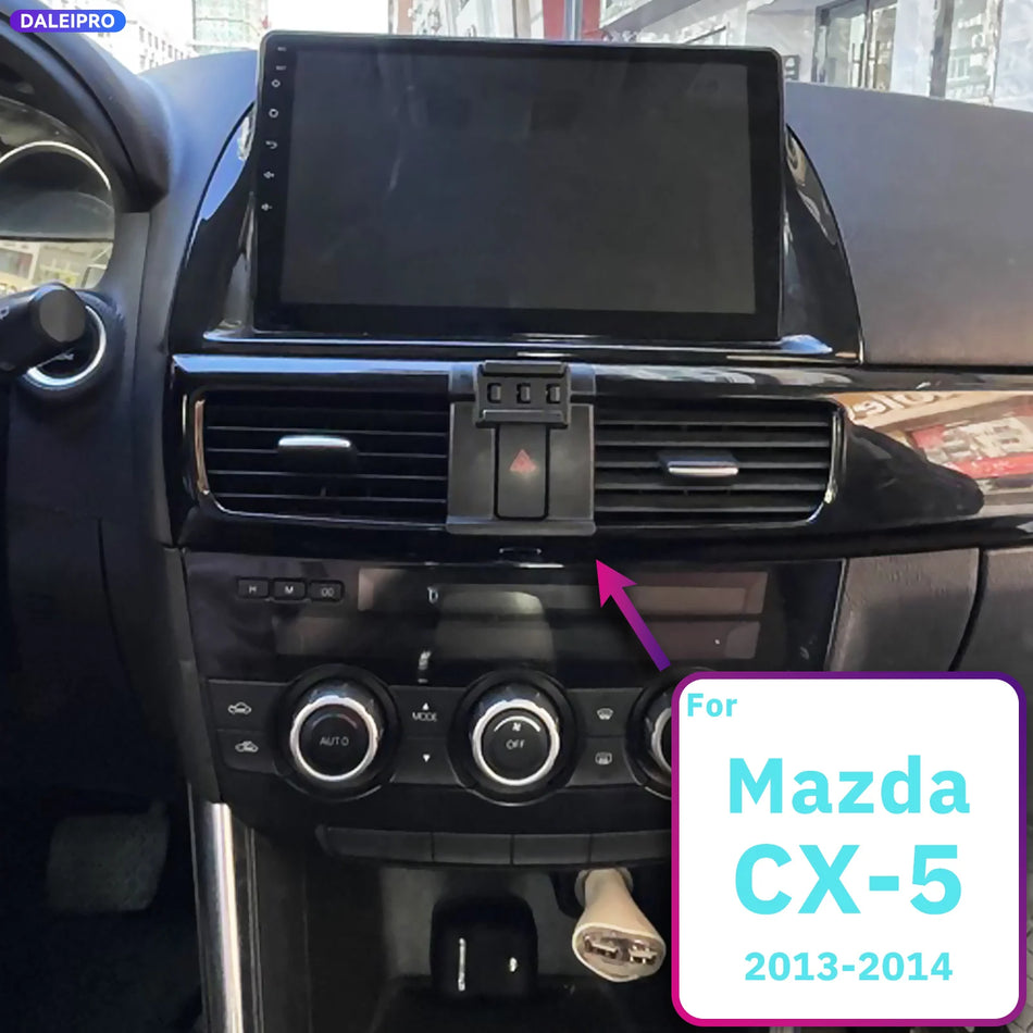 Car Phone Holder Base With 66W Charging For Mazda CX-5 KE 2013 2014