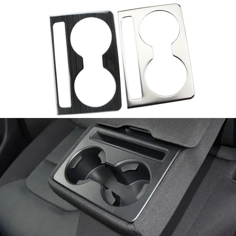 Coperture Telaio Portabicchieri Anteriori Mazda CX-5 Acciaio Inossidabile