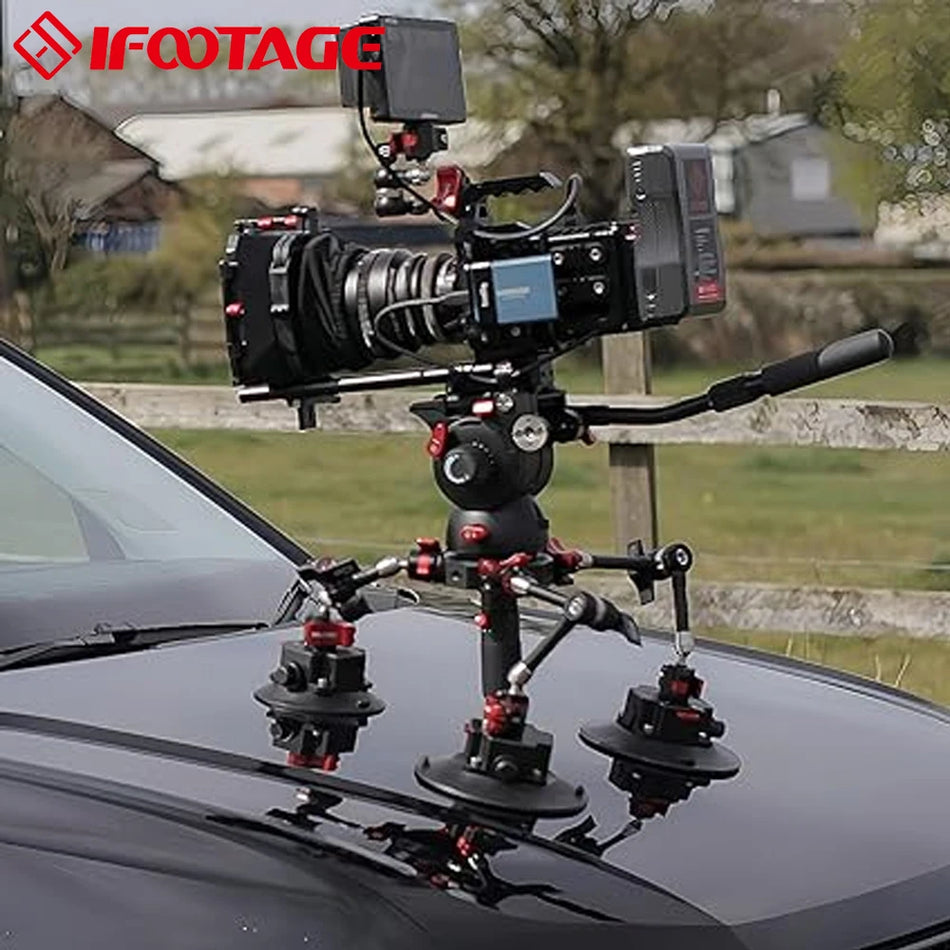 IFOOTAGE VM-I Camera Car Mount &ndash; Heavy Duty 99 Lbs Payload