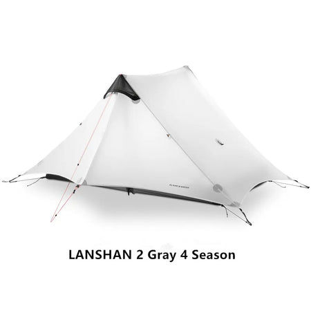 FLAME'S CREED LanShan Ultralight 2-Person 3-Season Camping Tent Gray 2P 4 Season