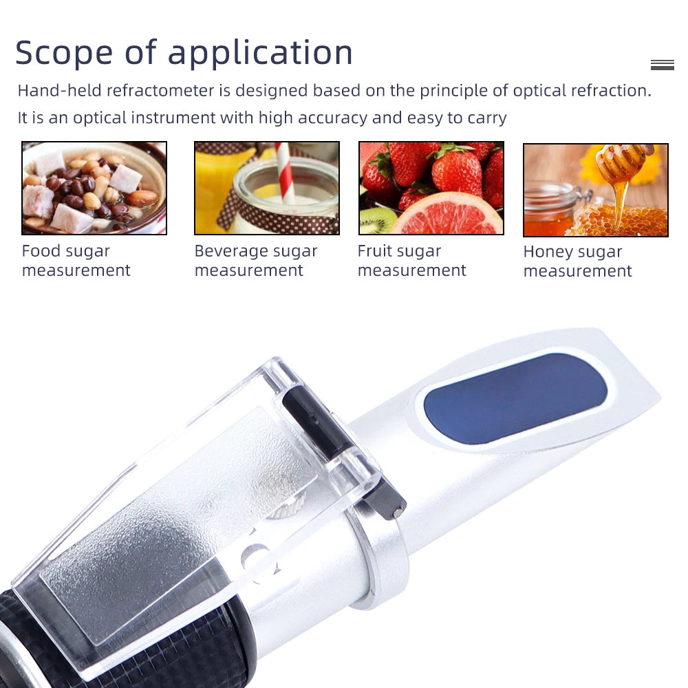 Handheld Honey Refractometer &ndash; Accurate Brix Measurement Up to 80%