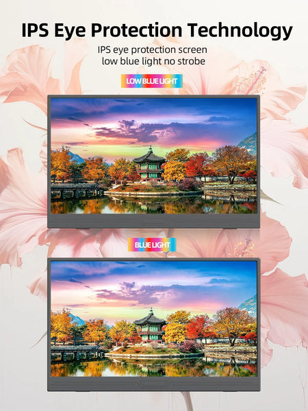ZSUS 15.6-Inch Portable Monitor &ndash; Full HD 1080P with Low Blue Light