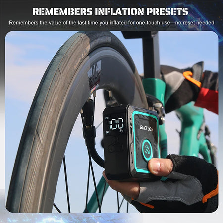 BUCKLOS Mini Electric Air Pump &ndash; 150PSI Portable Inflation