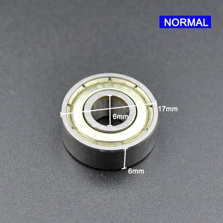 606ZZ 6x17x6mm Deep Groove Ball Bearing &ndash; High Precision 606 ZZ Normal / CHINA / 10Pcs