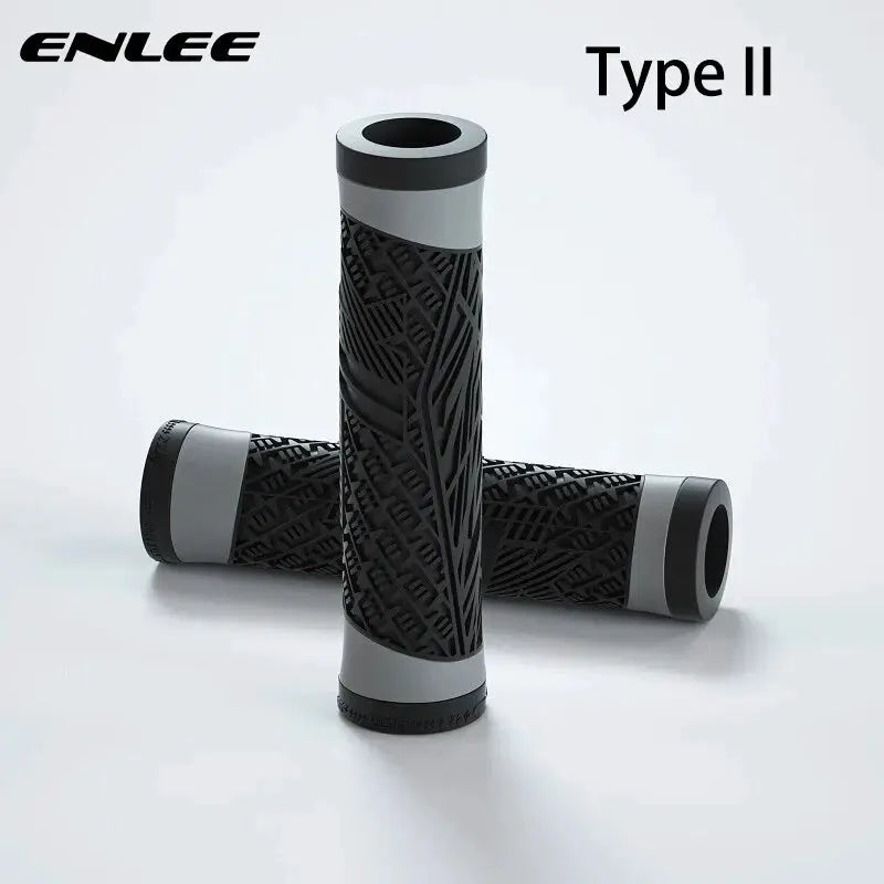 ENLEE Mtb Bike Grips Handle Flat Handlebar Bicycle Silicone Mountain Bicycle Handlebar Covers Soft Ultralight Grips Accessories by InterCyprus Trading Ltd