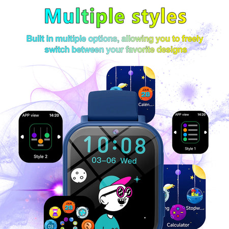 Kids Games Smart Watch &ndash; 18 Built In Games With Camera