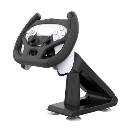 Multi-Platform Racing Simulator Steering Wheel with Vibration and Gear Shifter for PS5 Handle