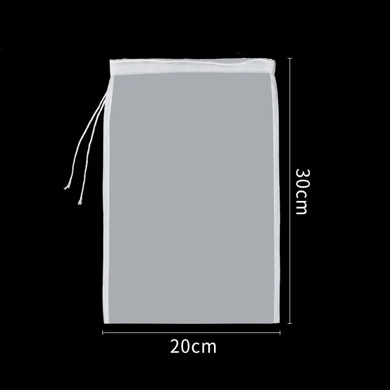 Reusable Nylon Food Filter Bag for Soy Milk, Nut Milk, Tea, and More B